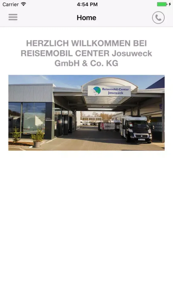 Reisemobil-Center Josuweck スクリーンショット
