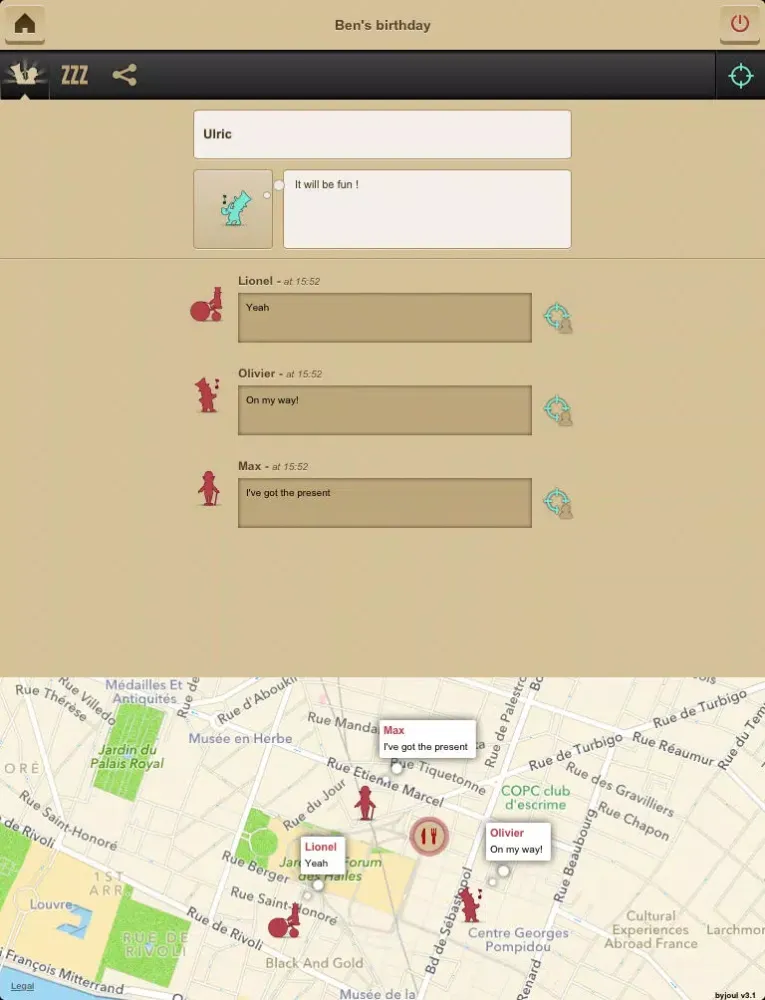 ภาพหน้าจอของ ZoomZoomZen iPad 