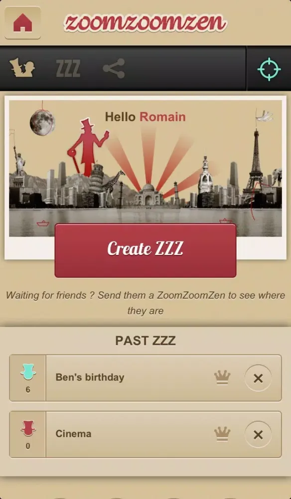 ภาพหน้าจอของ ZoomZoomZen