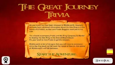 The Great Journey - Trivia "LOTR Edition" Screenshots