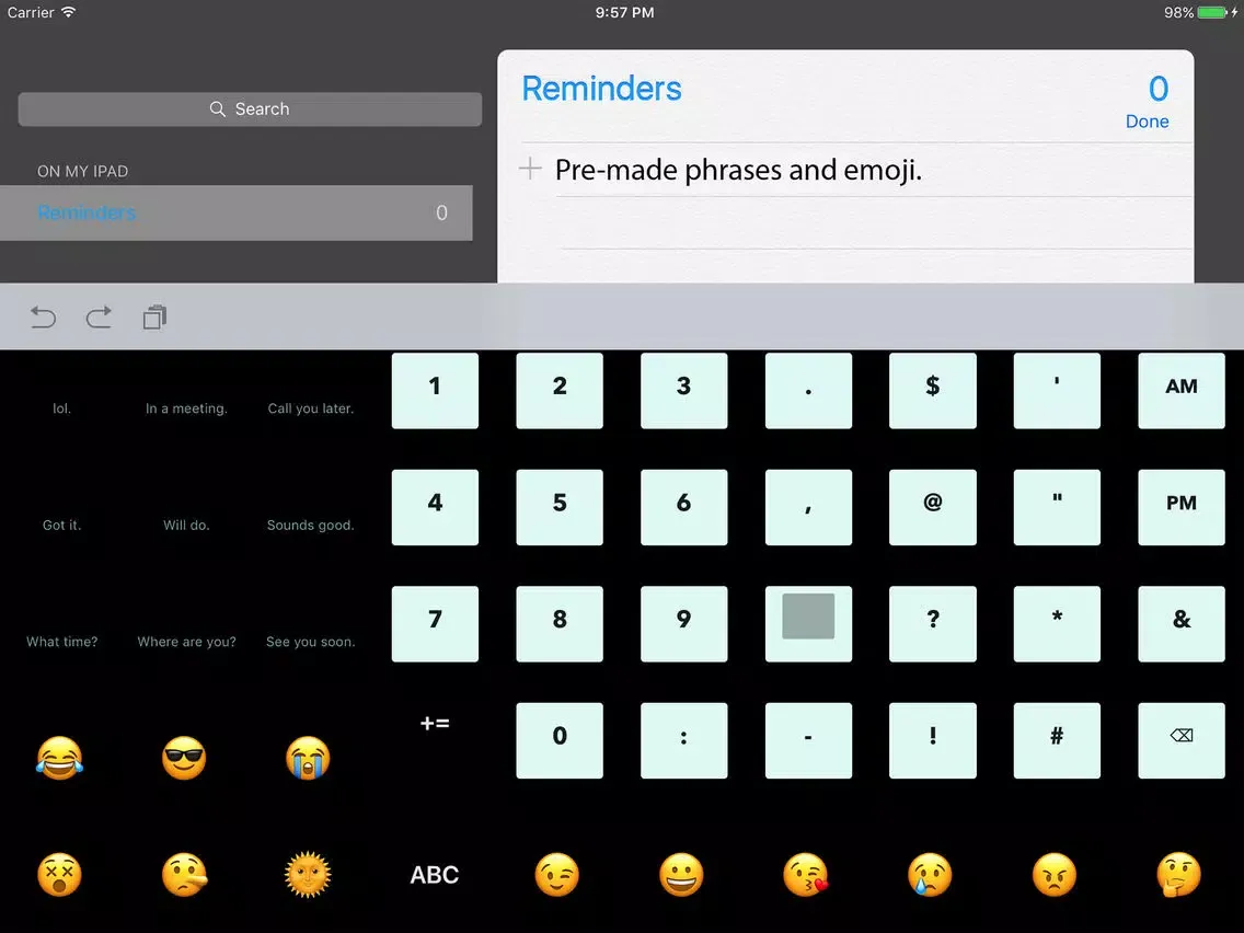 Magic Shadow Keyboard iPad  سکرین شاٹس