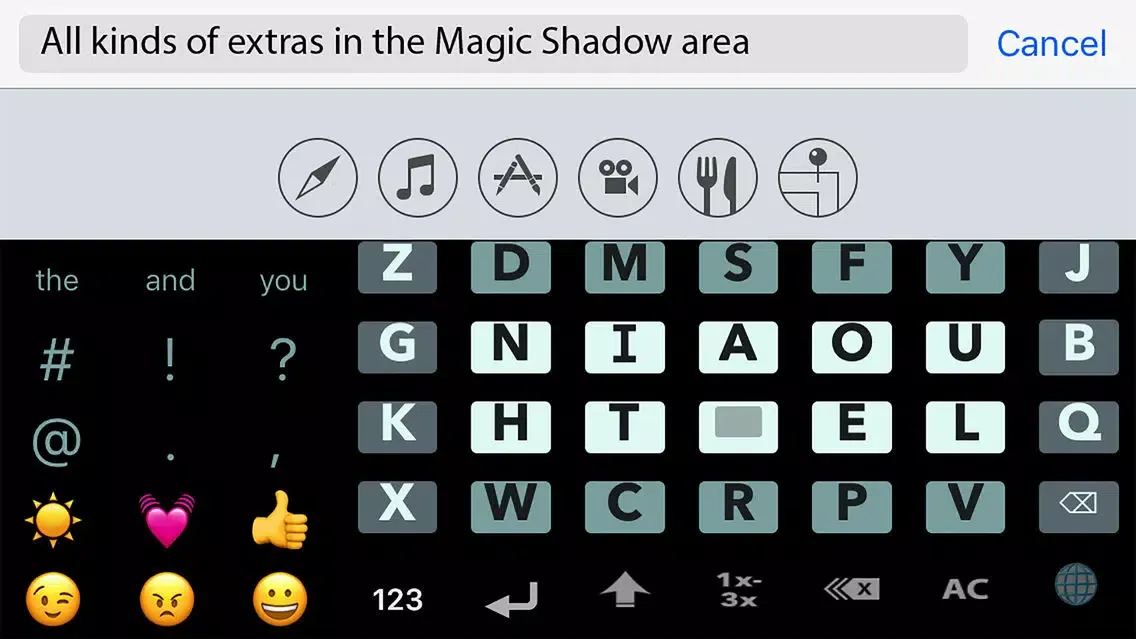 Magic Shadow Keyboard سکرین شاٹس