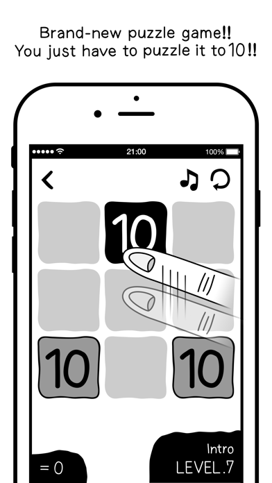 Puzzle it to 10 スクリーンショット