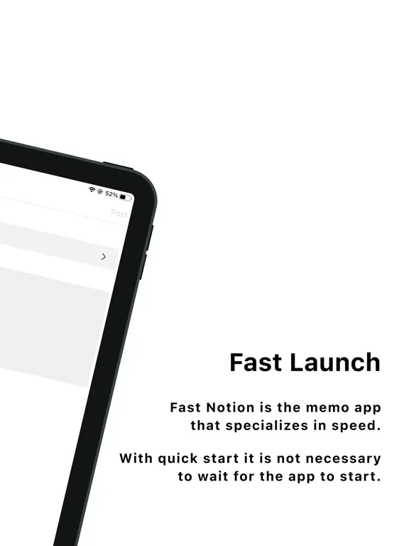 Fast Notion iPad 应用截图