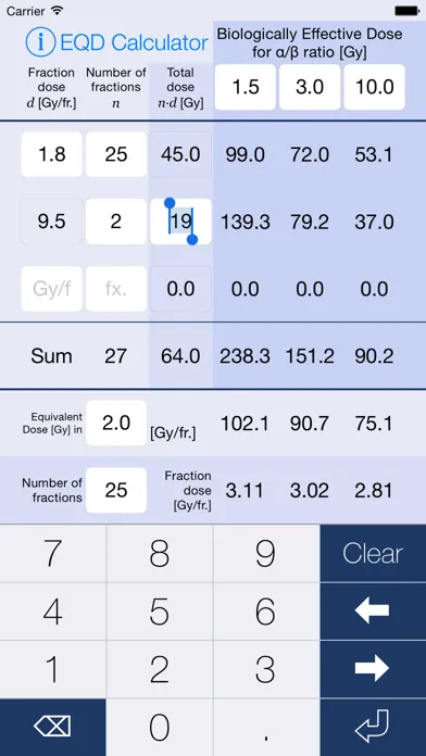 Скриншоты EQD Calculator