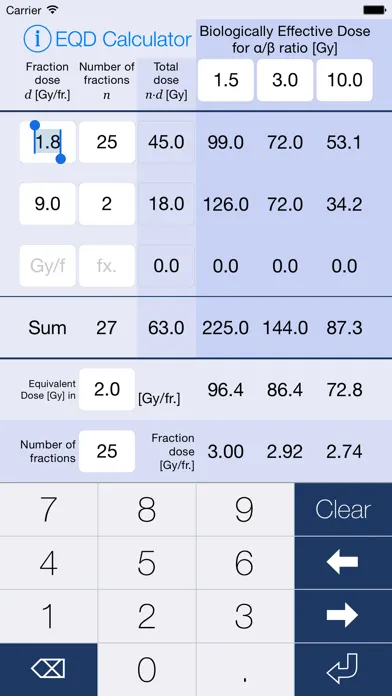 Скриншоты EQD Calculator