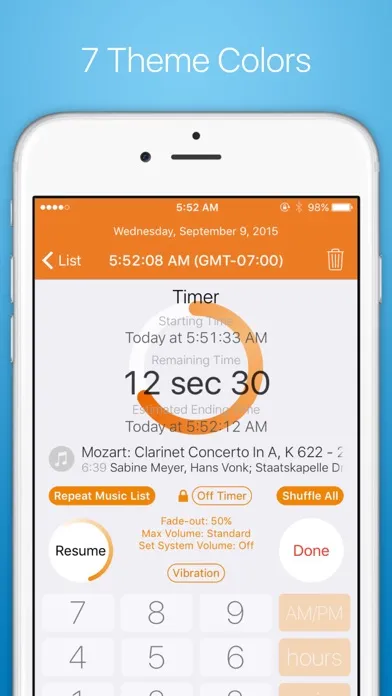 Musica Timer - Earphone Timer with Flexible Commands, Smart Input with a Numeric Keypad スクリーンショット