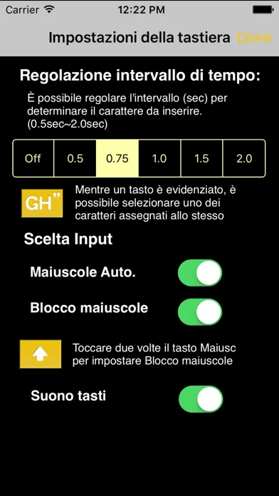 Capturas de pantalla de AEI Keyboard Note Italian