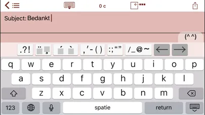 Tangkapan layar Easy Mailer Dutch Keyboard