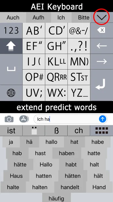 K4us German Keyboard スクリーンショット