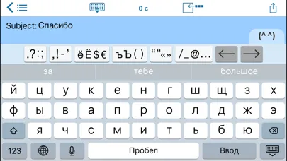 Zrzuty ekranu Easy Mailer Russian Keyboard