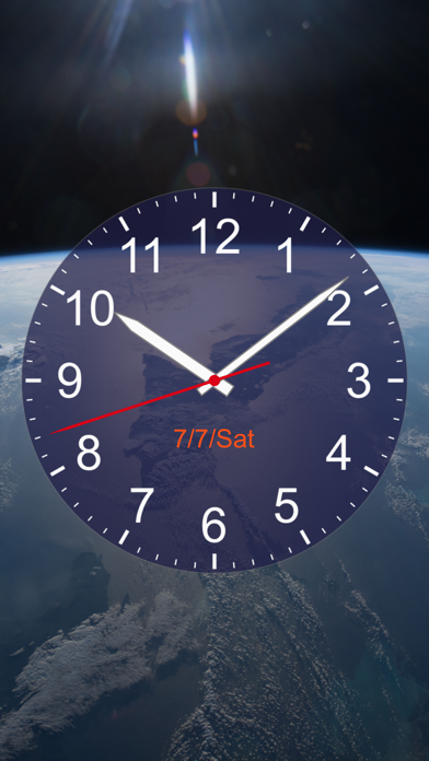 Analog Clock Lite - Pendulum سکرین شاٹس