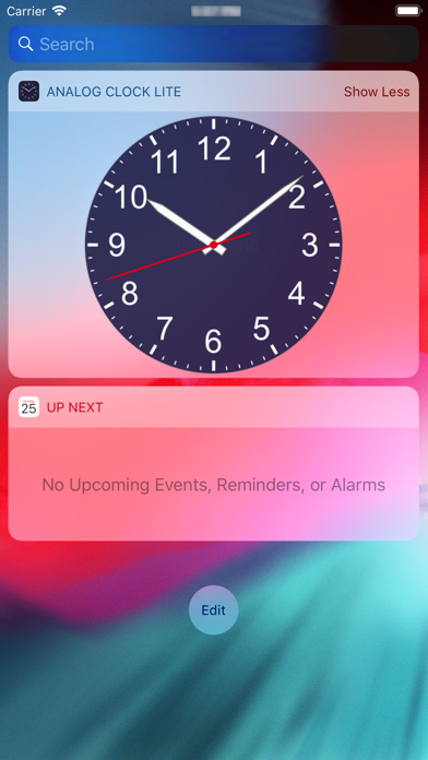 Analog Clock Lite - Pendulum سکرین شاٹس