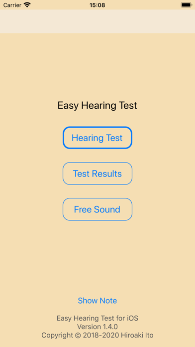 Easy Hearing Test Screenshots