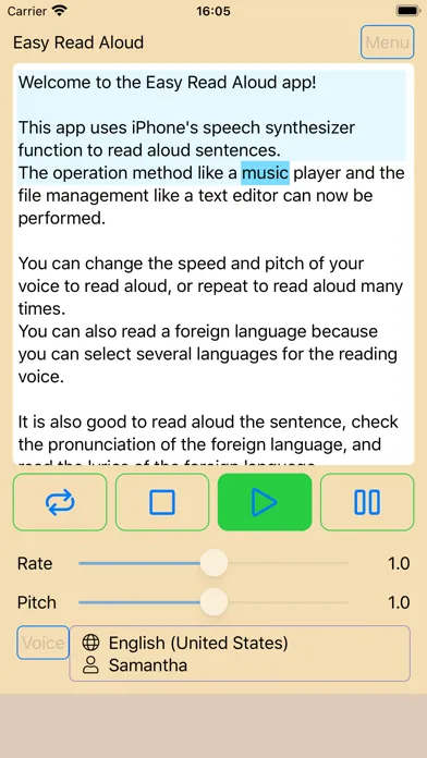 Screenshot di Easy Read Aloud