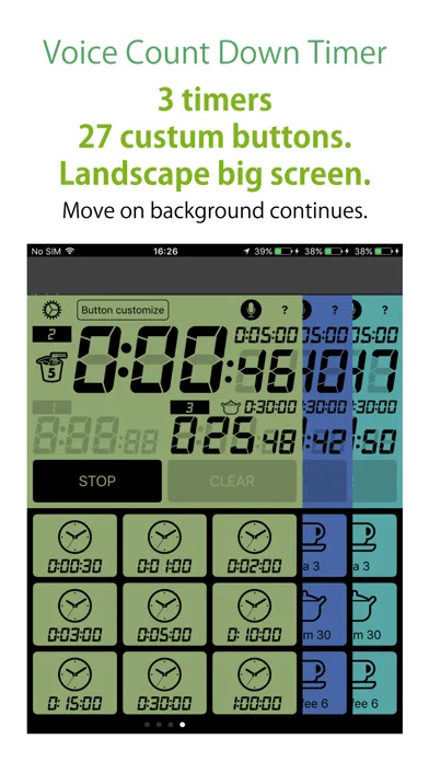 TalkingTimer™ Ekran Görüntüleri