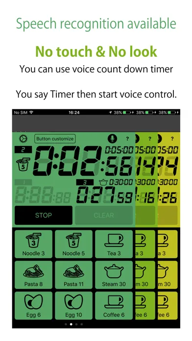 TalkingTimer™ Ekran Görüntüleri