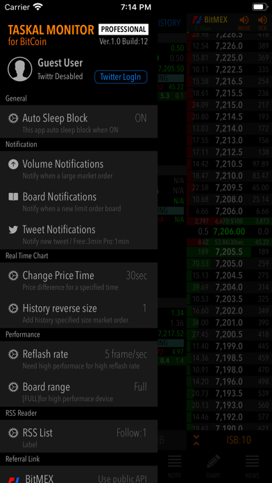 Скриншоты TASKAL MONITOR for BitCoin