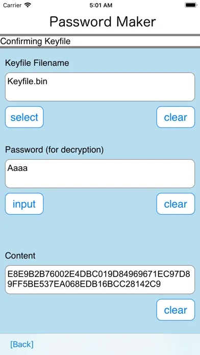 Tangkapan skrin Password-Maker