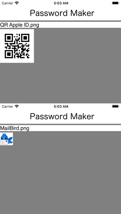Tangkapan skrin Password-Maker
