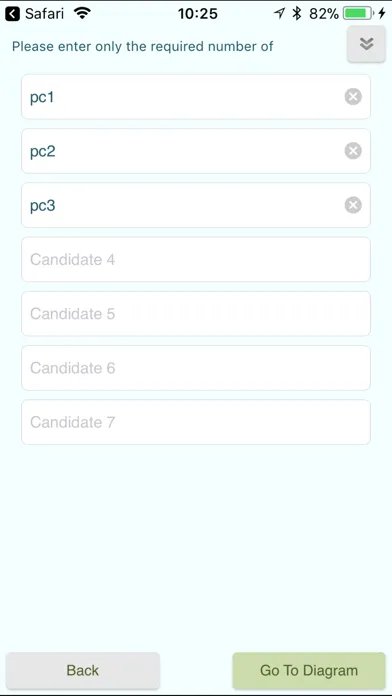 Capturas de pantalla de Materials Evaluation with AHP