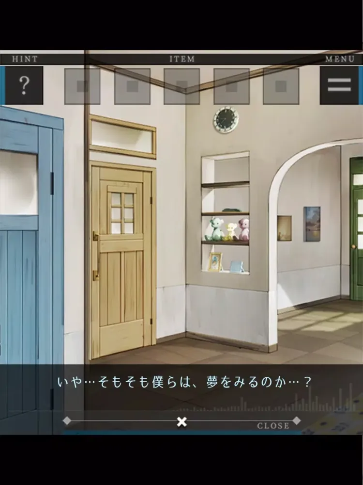 Tangkapan layar 脱出ゲーム 夢をみる機械 iPad 