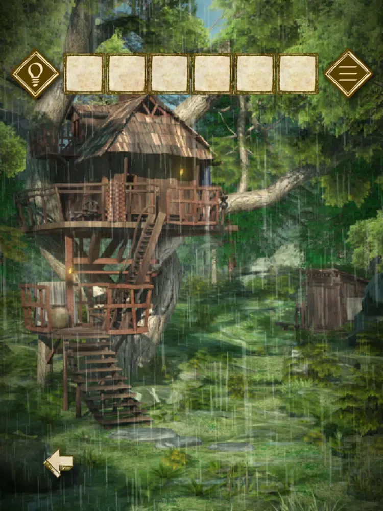 脱出ゲーム 少女と雨の森 iPad  سکرین شاٹس