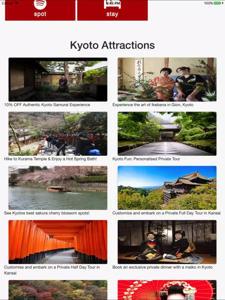 Screenshot di agataJapan.kyoto - kyoto guide iPad 