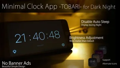TOBARI -  Minimal Design Clock应用截图