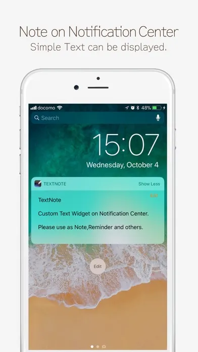 Tangkapan skrin TextNote : Text Widget