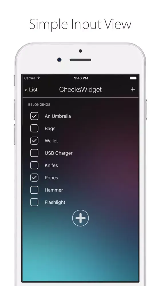 ChecksWidget Pro应用截图