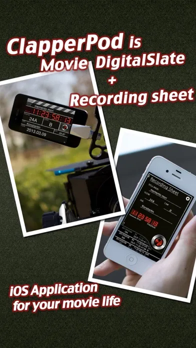 Скриншоты ClapperPod -DigitalSlate-