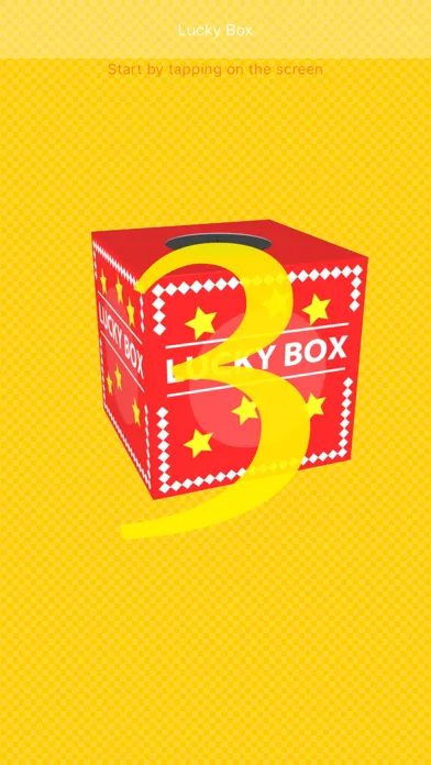 Tangkapan layar Lucky Box. Lottery ticket