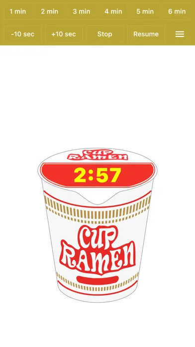 Instant cup ramen timer应用截图