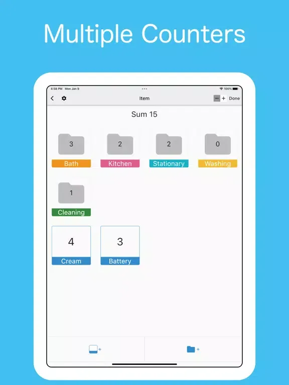 Capturas de tela do Tally Counter Count App iPad 