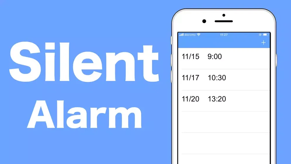 SilentAlarm alarm clock app Ekran Görüntüleri