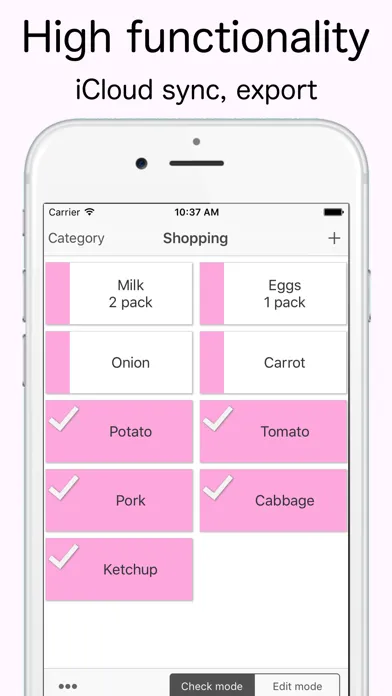Tangkapan layar CheckListFree - Repeat task