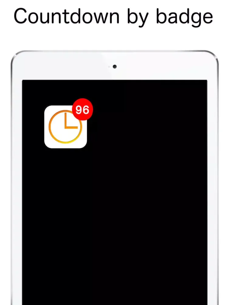 BadgeTimer - Countdown by badge iPad  Ekran Görüntüleri