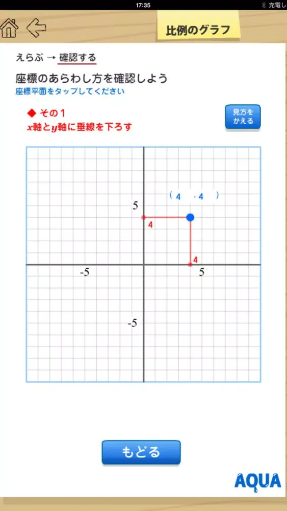 Capturas de tela do Graph of The Proportion in "AQUA"