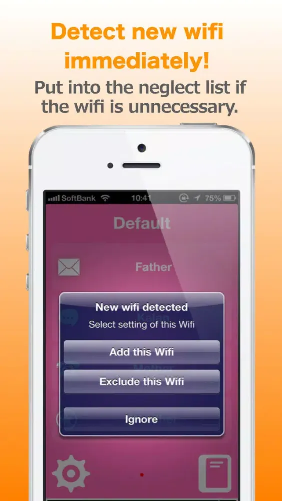 SpotLauncher - It's the simple launcher shows different menu according to connecting wifi應用截圖