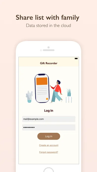 Ảnh chụp màn hình của Gift Recorder - Gift List App