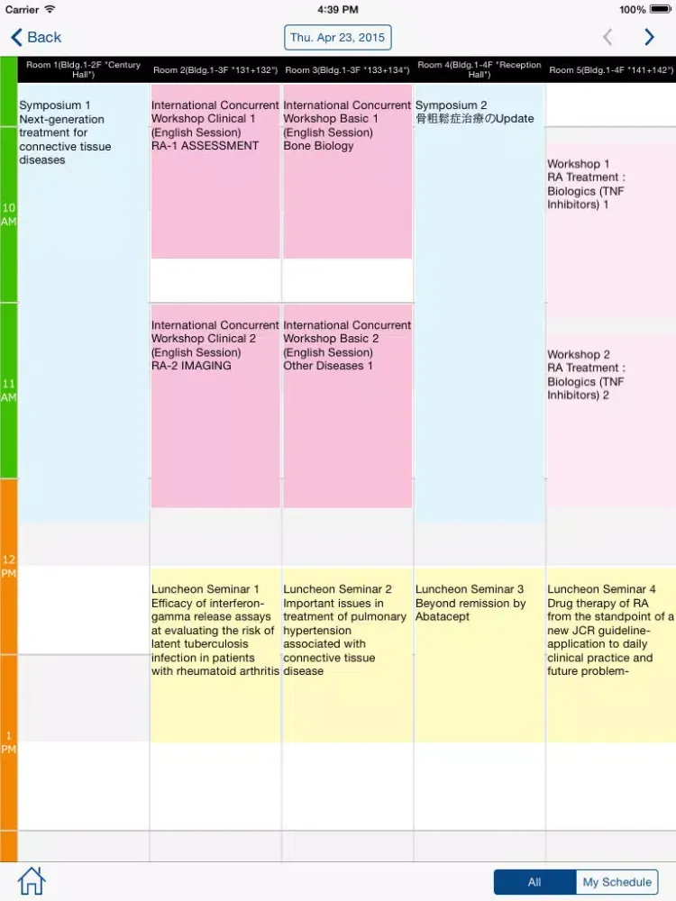 The 59th Annual General Assembly and Scientific Meeting of the Japan College of Rheumatology iPad 应用截图
