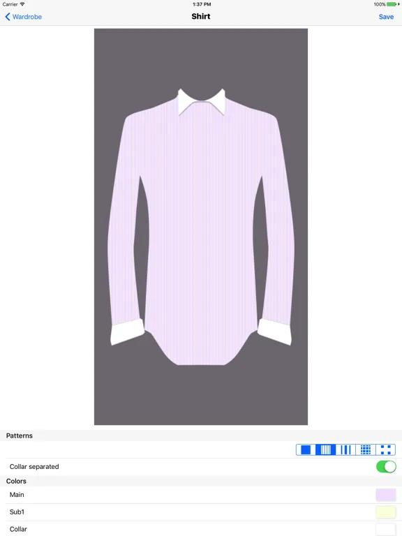 Suit Coordinator iPad 应用截图