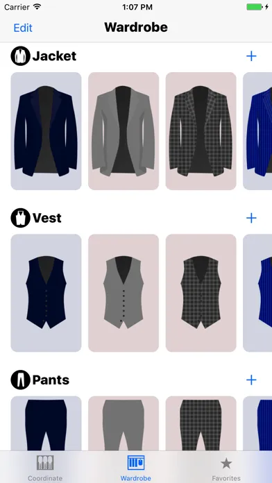 Suit Coordinator应用截图