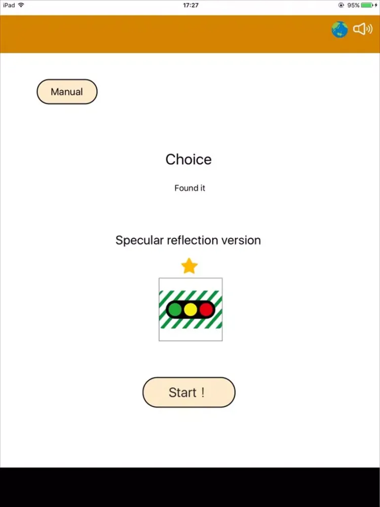 Capturas de tela do Choice Supecular reflection V1 iPad 