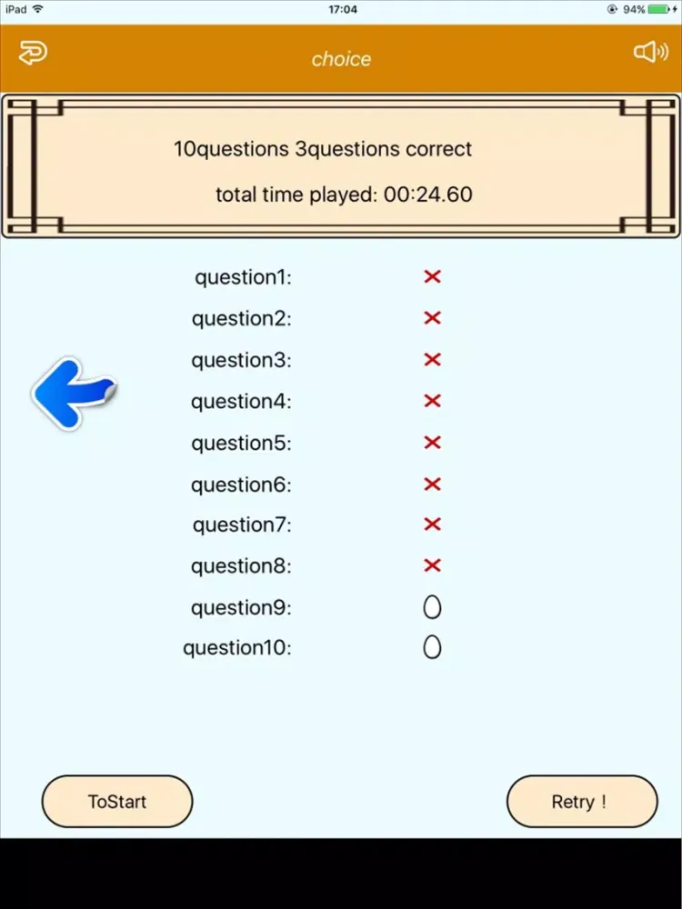 Capturas de tela do Choice Supecular reflection V1 iPad 