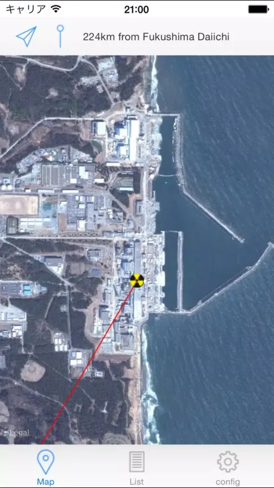 Capturas de pantalla de Japan Nuclear Power Plants Map