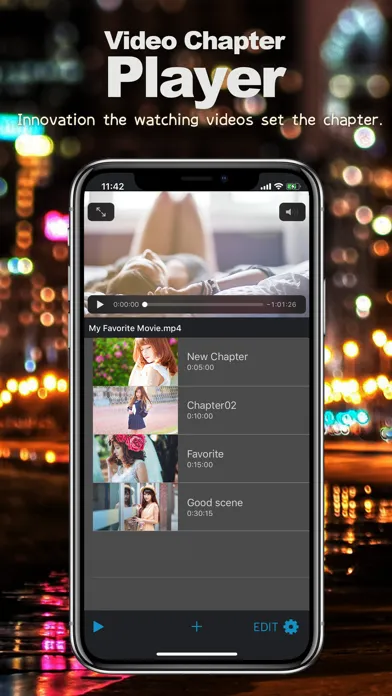 Capturas de pantalla de Video Chapter Player