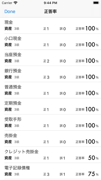 簿記３級＆２級 簿記トレ स्क्रीनशॉट
