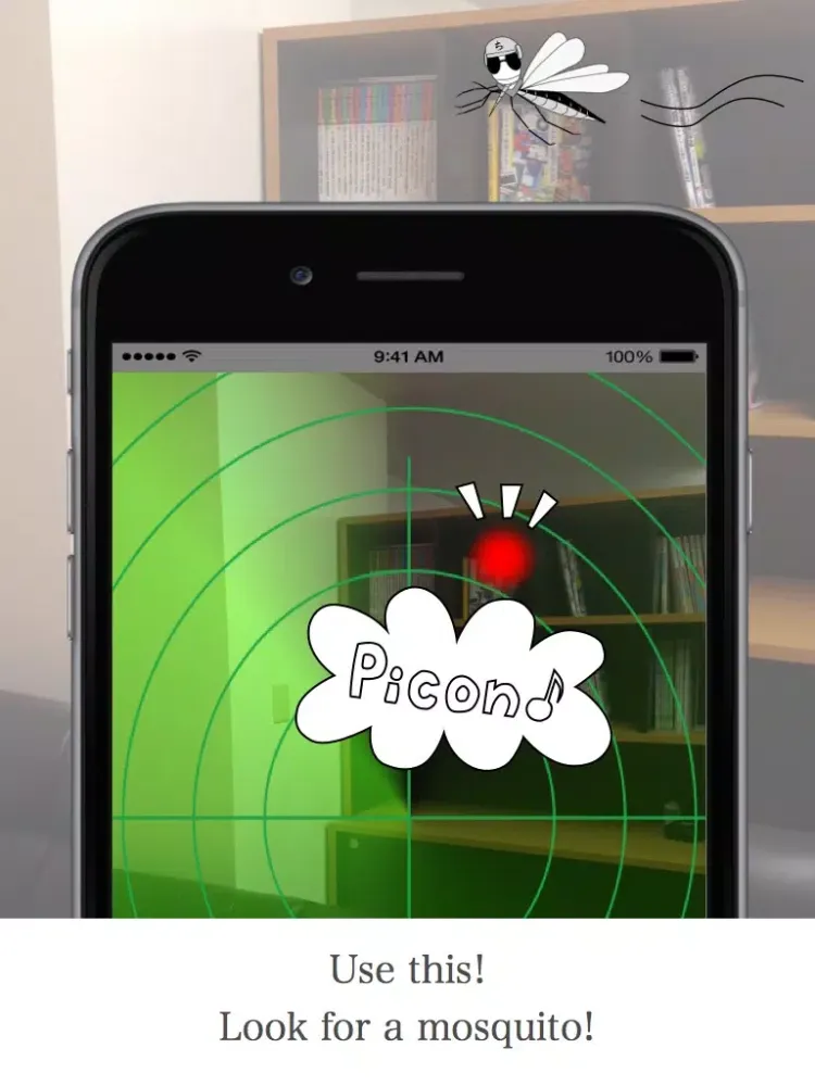 Ảnh chụp màn hình của Mosquito Radar iPad 